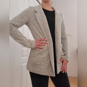 DEX grey soft blazer, size S